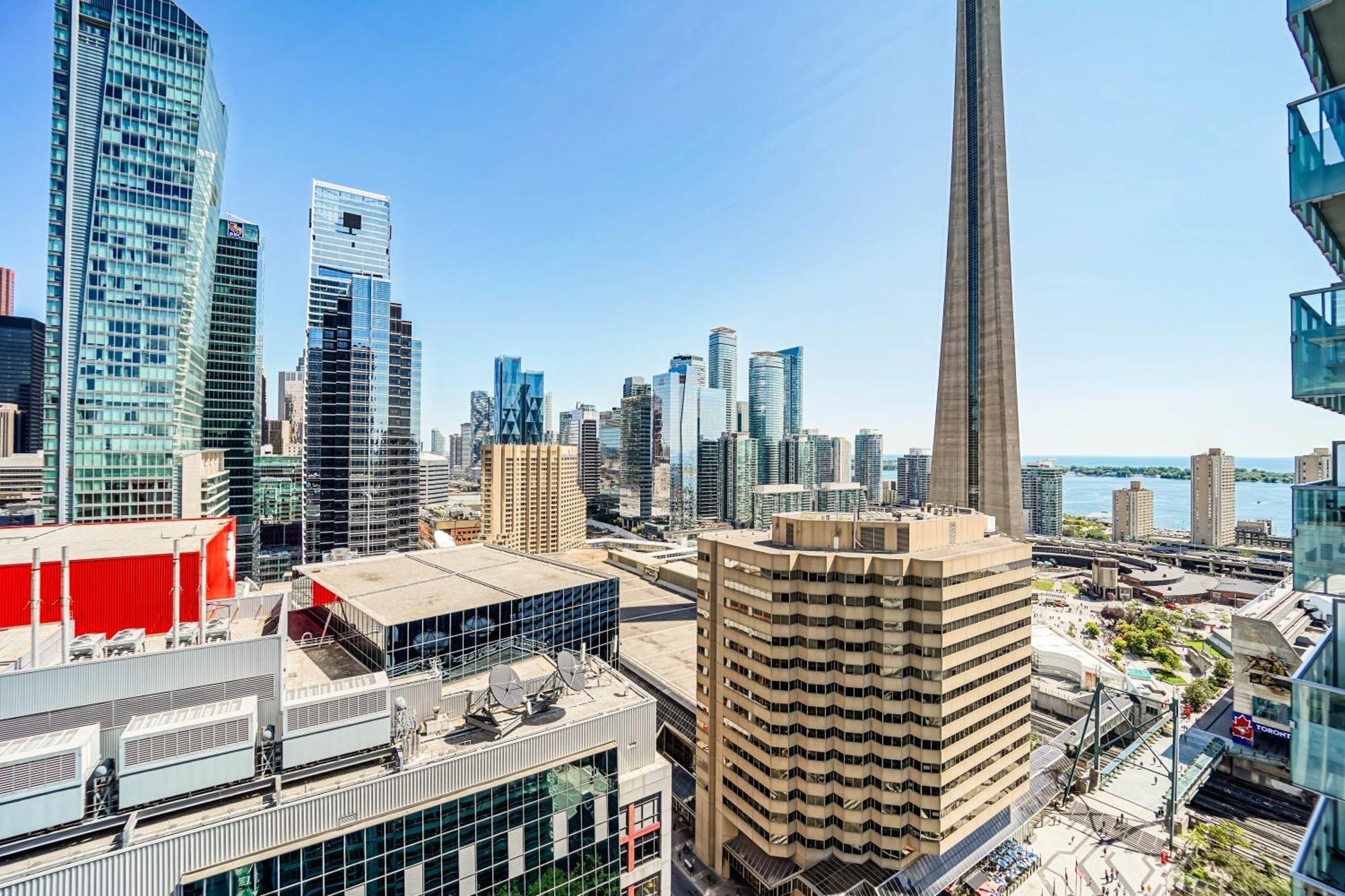 Chol Furnished Suites Heart Of Downtown Toronto, 2 Beds, Free Parking, Cn Tower View Bagian luar foto